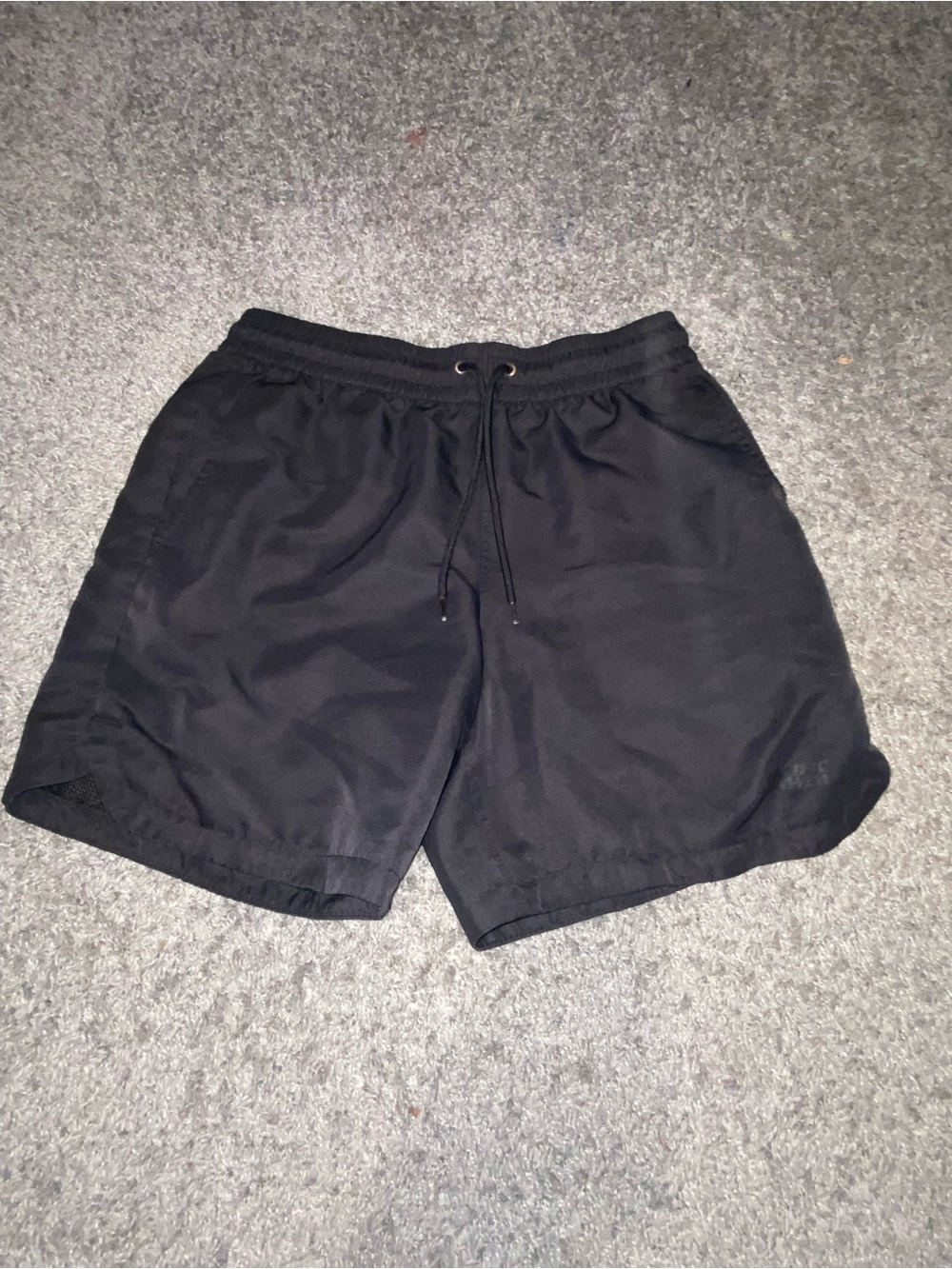 Pacsun Men's Black Athletic Drawstring Shorts